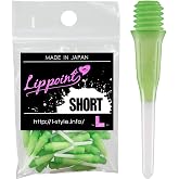 L-style Lippoint Soft Tip Dart Points &ndash; Short Length | Short, Rigid Design Helps Reduce Wobble, for Standard 2BA Barrels &amp; Electronic Soft Tip Dartboards