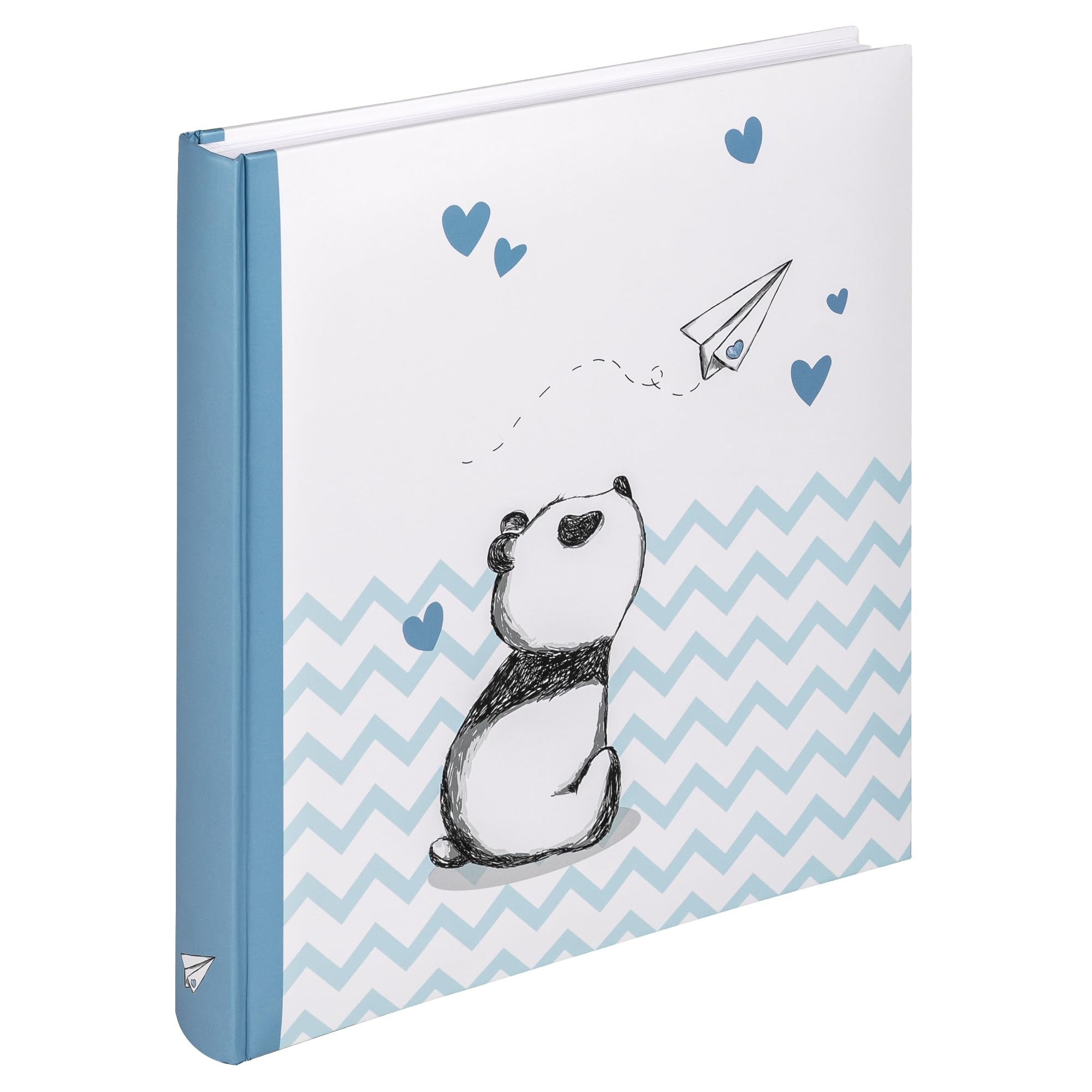 walther Design Photo Album Blue 28 x 30,5 cm Baby Album, Baby Little Panda UK-281-L