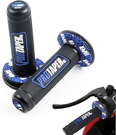 GIONAR Motorcycle Handlebar Grips 7/8 22mm Universal Non-Slip Gel
