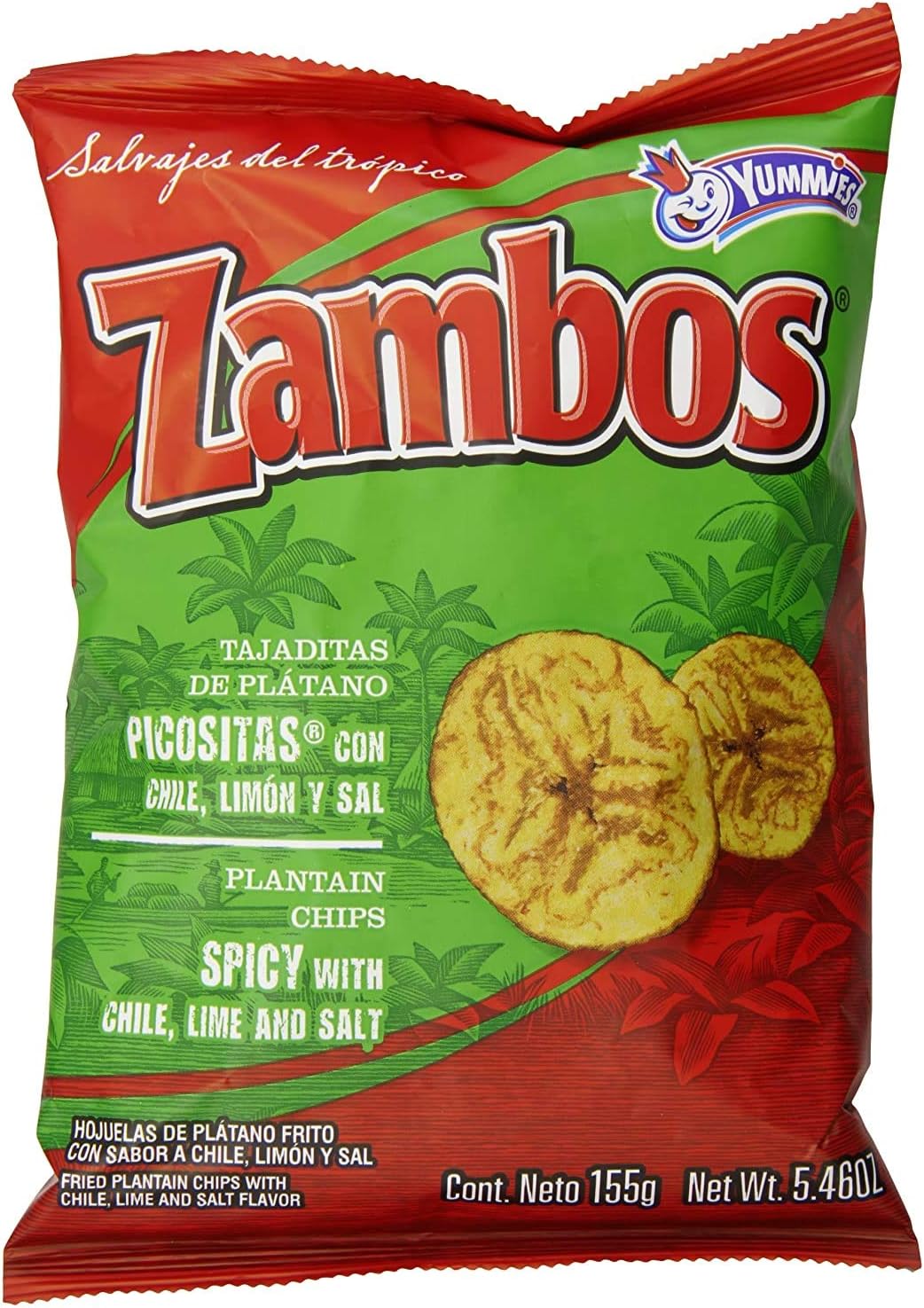 Electric Blanket Heated-Crunchy with spicy taste that many like, plantain chip, plantain chips salted 5.46 ounces (155grams) 24 packL8