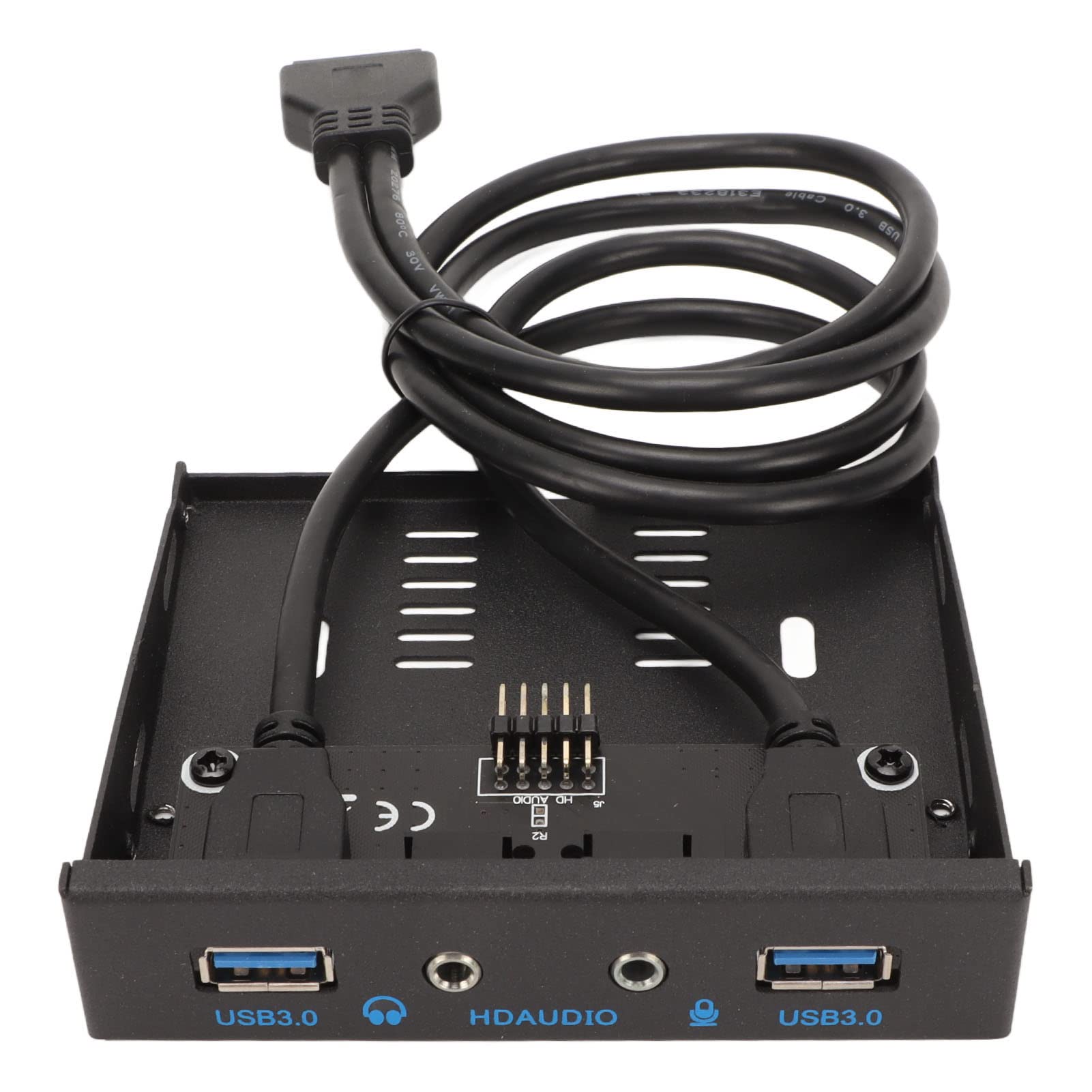 Dpofirs 3.5 Front Panel USB Hub, USB Front Panel USB3.0 4Ports PC Front Panel Adapter For Wins XP Vista Server 7 8 10, 2 X USB3.0, HD, Mic Interface