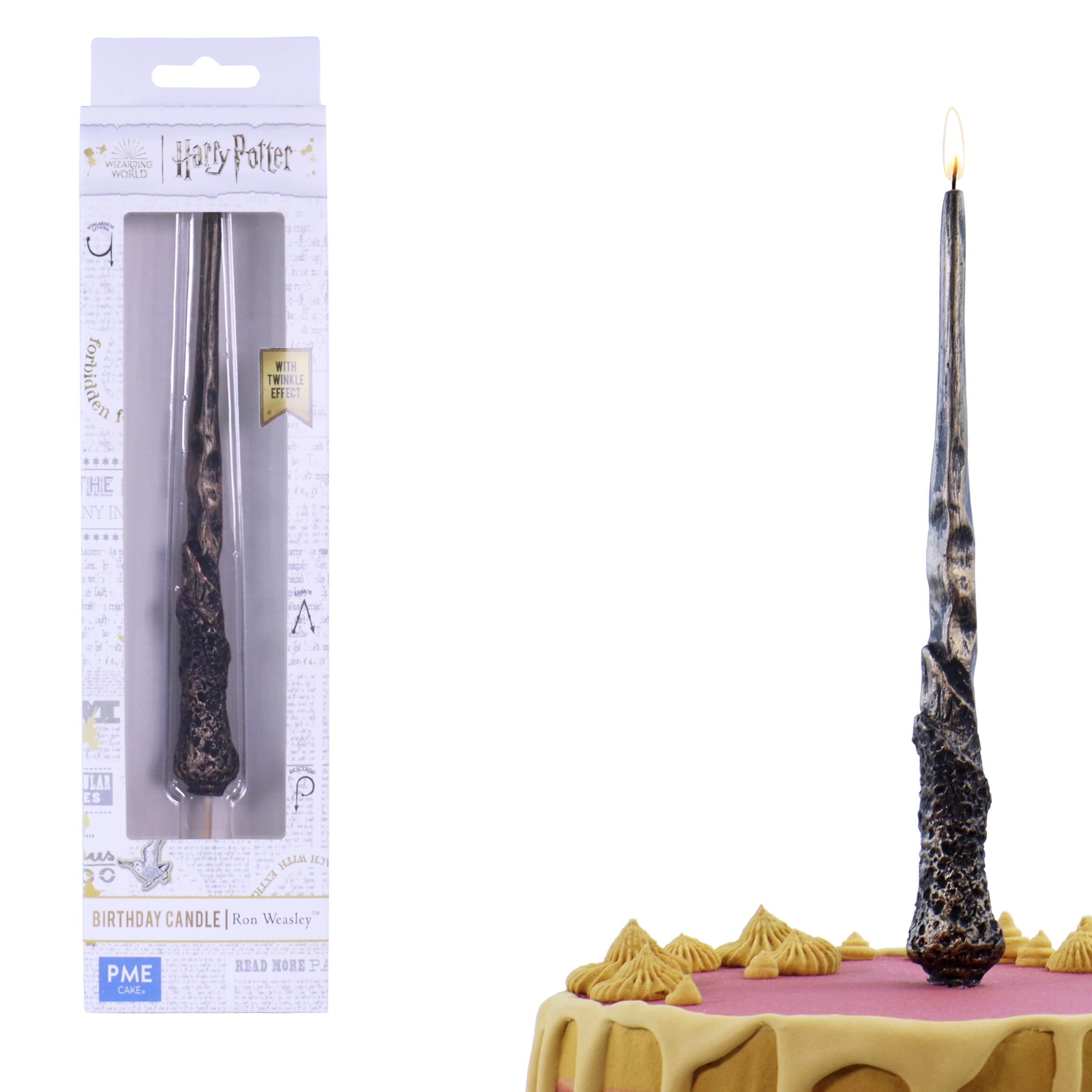 PME Harry Potter Wand Candle, Ron Weasley (23cm / 9inch Tall)