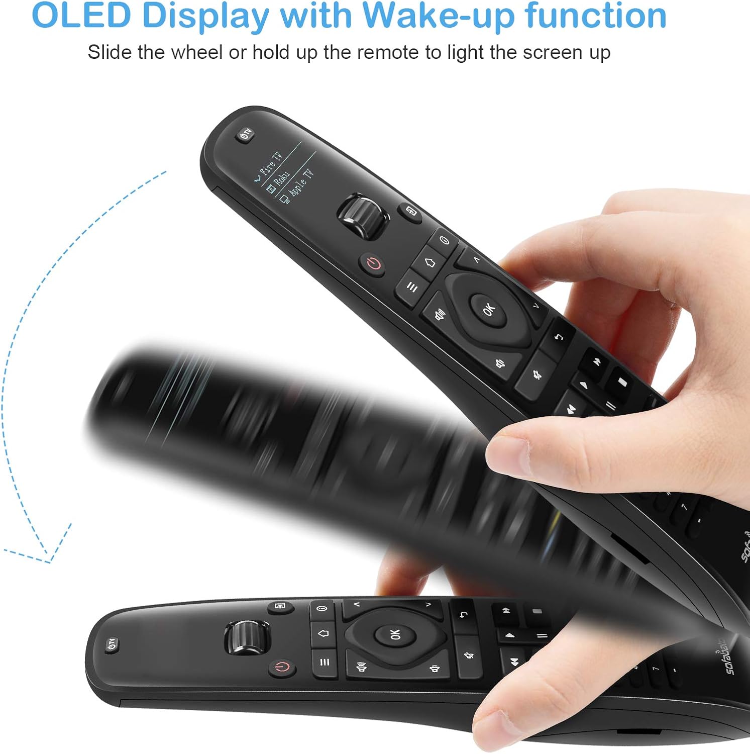 Sofabaton U1 Universal Remote Control with Smart APP Setting, OLED Display, Macro Button, Replace up to 15 Bluetooth & IR Devices, Compatible with Smart Home Entertainment Devices Over 6000 Brands: Electronics