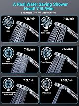 YEAUPE Shower Head High Pressure Filter 6 Modes 1.8M Hose view 3
