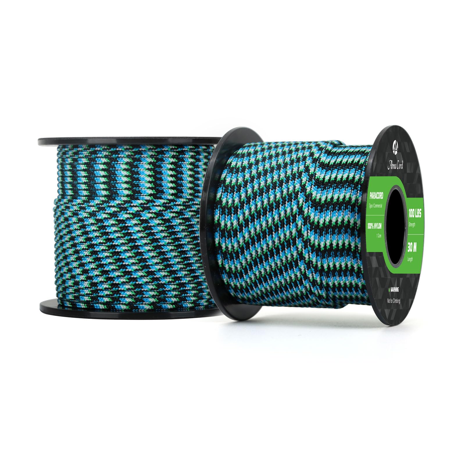 Abma Cord Paracord 100 lbs 2mm 100% Nylon 30M - Python — image 1