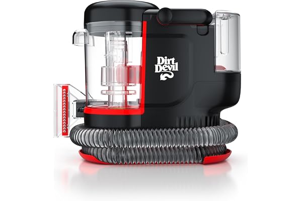 Dirt Devil Portable Spot Cleaner Machine for Carpet and Upholstery, Powerful Suction with Versatile Tools, Lightweight Design