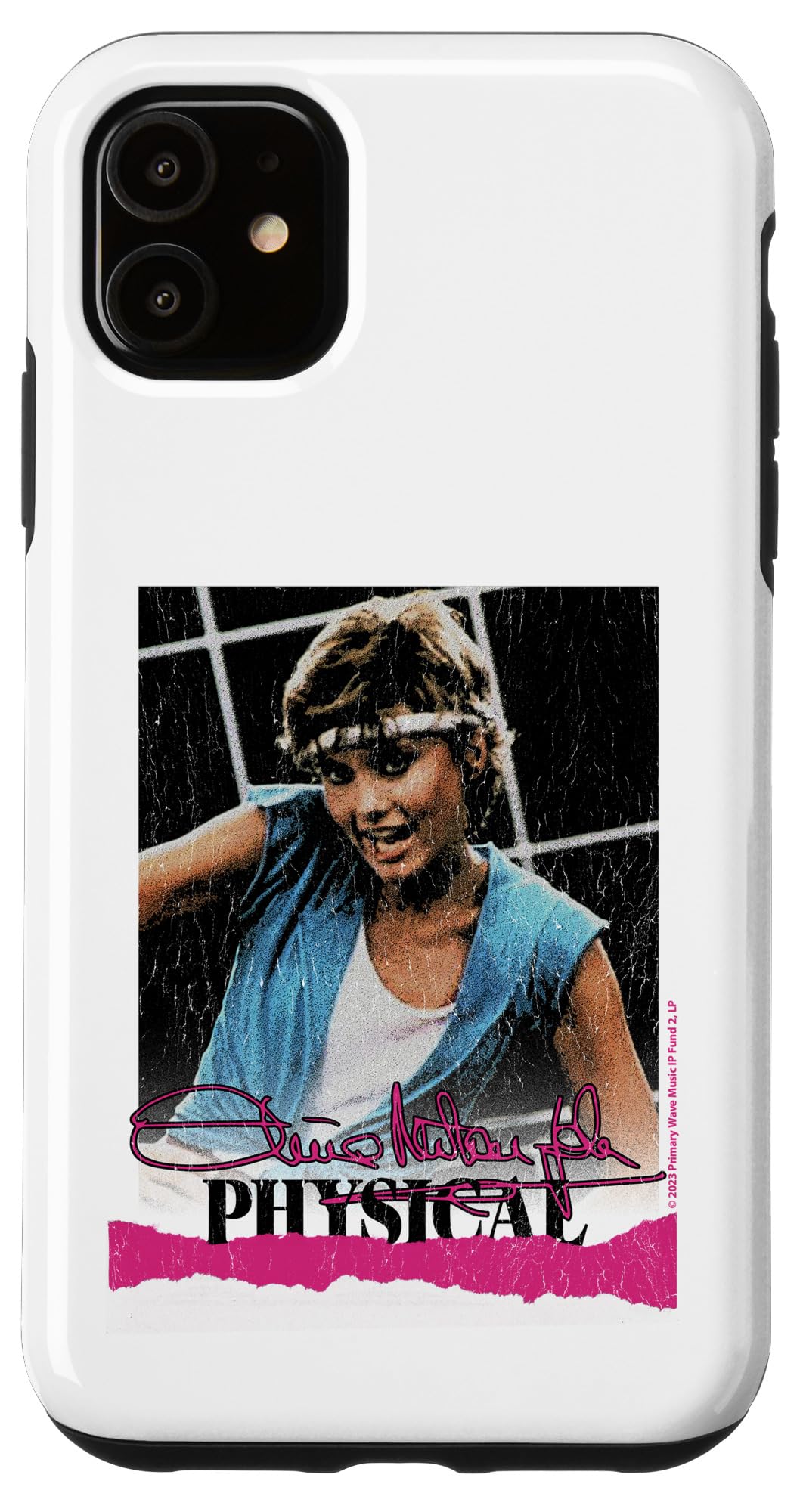iPhone 11 Olivia Newton-John Physical Distressed Photo Case