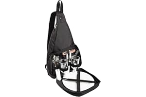 Brubaker Picnic Backpack for Two. Black.