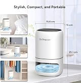DR. PREPARE 1000ml Dehumidifier for Home Bedroom Ultra-Quiet Auto Off Timer view 5
