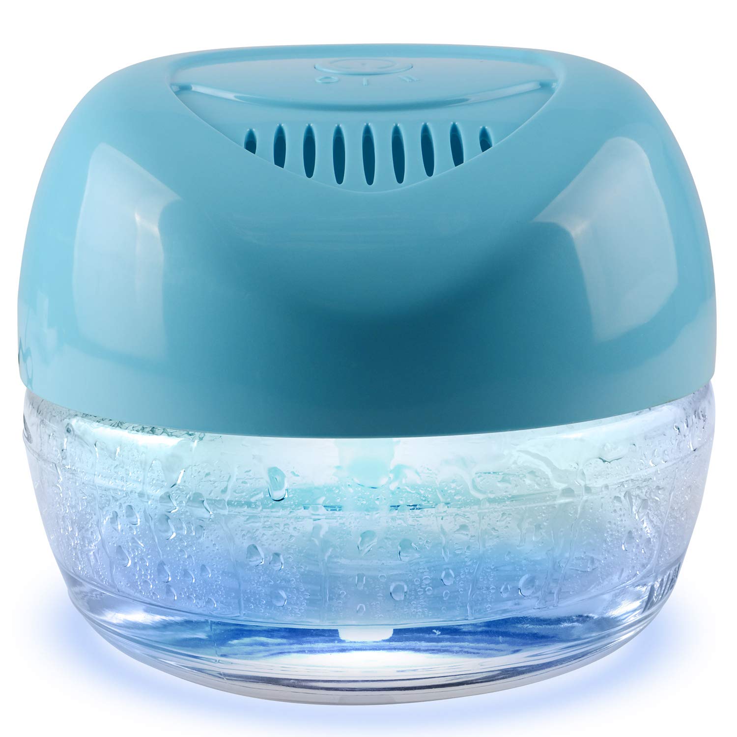 Water-Based Purifier Air Washer, Air Revitalizer & Freshener, Air Fresher with 7 LED Color Changing Light for Rooms (Blue)