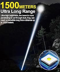 Spriak Rechargeable Flashlight High Lumens-Super