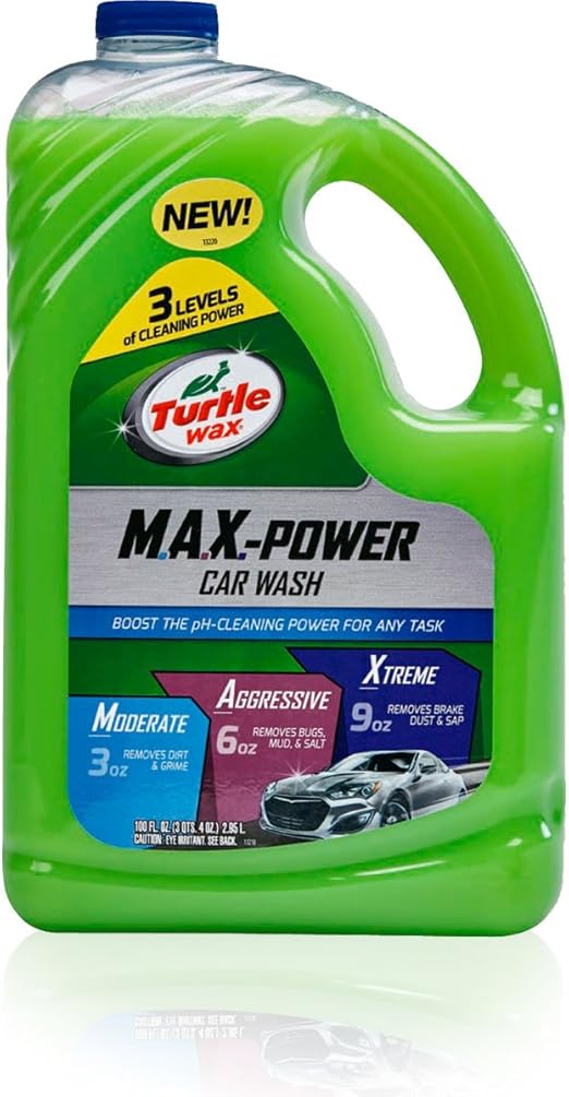 Amazon.com: Turtle Wax 50597-4PK MAX-Power Car Wash (100 Ounce, Pack of