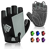HTZPLOO Bike Gloves - Cycling & Biking Gloves for