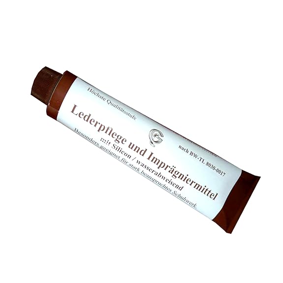 A.Blöchl BW Schuhcreme der Deutschen Bundeswehr 125 ml Lederpflege- und Imprägniermittel in praktischer Tube Schwarz, Braun o