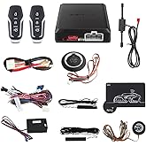 EASYGUARD EC002-FO2-NS smart Key Passive keyless Entry Kits with Push Start Button Remote Start PKE Lock and Unlock DC12V