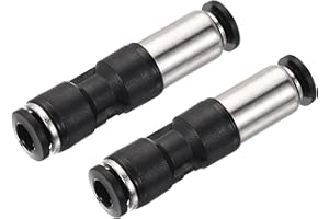 MECCANIXITY Check Valve 6mm Inner Dia. Inline Air Tube Fitting Push to Connect Pneumatic Quick Connector for Vacuum Air Compr