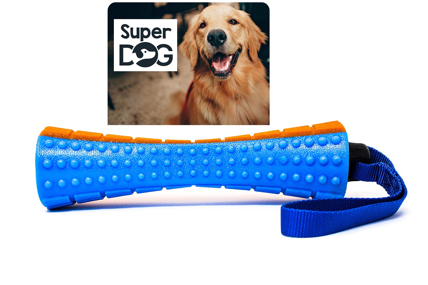 Buy Super Dog Natural Rubber Dog Bone Chew Toy Large Online at Low