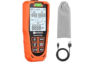 Neoteck 3 in 1 EMF Detector for EF MF RF 3 Axes Electromagnetic Field Radiation Detector to Identify MF Direction with 3-Colo
