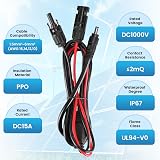 Thlevel Solar Panel Cable to DC 8mm 5.5x2.1mm 4.0x1.7mm Waterproof 1.8m 16AWG view 6