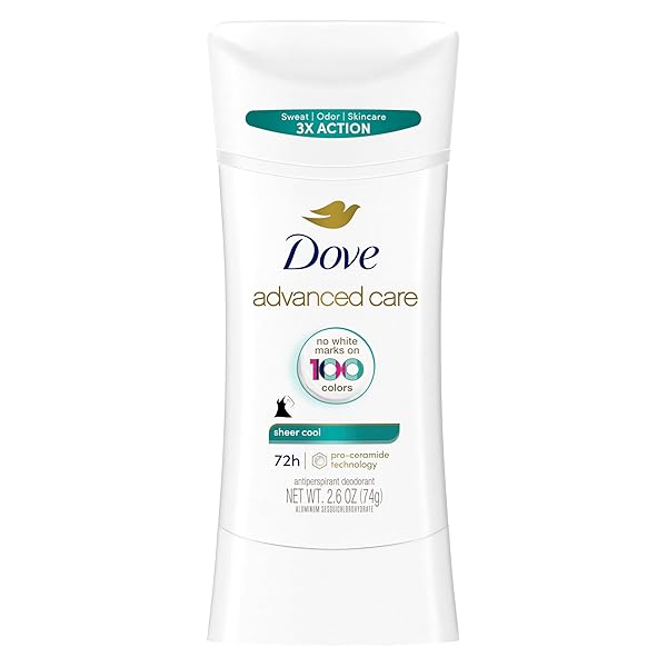 DOVE ADVANCED CARE ANTIPERSPIRANT DEODORANT STICK SHEER COOL...