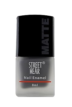 Street Wear Matte Nail Enamel, Cool Grey, 8ml