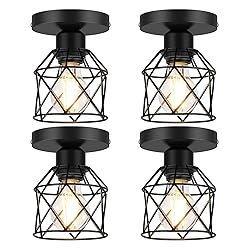FadimiKoo 4-Pack Semi Flush Mount Ceiling Light