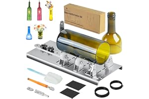 kalawen Glass Bottle Cutter, Bottle Cutter & Glass Cutter for Bottles Kit DIY Machine for Cutting Wine, Beer, Liquor, Whiskey