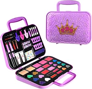Toysical Kids Makeup Kit for Girls - Tween Makeup Set for Girls, Non Toxic, Play Girls Makeup Kit for Kids - Top Birthday for Ages 5, 6, 7, 8, 9, 10 Year Old Children