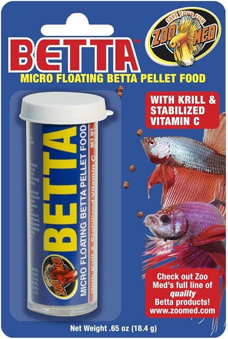 Betta Micro Floating Betta Pellet Food 