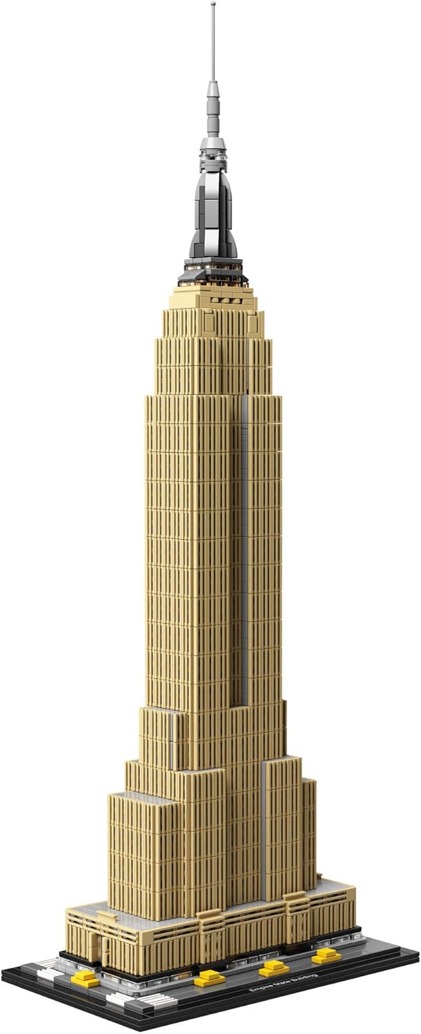 Amazon Com Lego Architecture Empire State Building 21046 New York City Skyline Architecture Model Kit For Adults And Kids Build It Yourself Model Skyscraper 1767 Pieces Toys Games