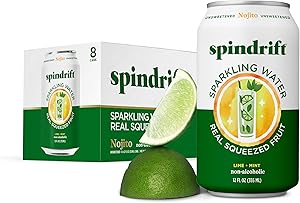 Spindrift, Sparkling Water, Nojito, 12 oz, (pack of 8)