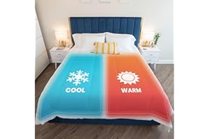 SöMN Kömforte Microfiber Dual Zone Comforter, His and Hers Blankets for Couples, Cool & Warm Two Temperature Comforter, Alternative Down Duvet Insert, Wedding Gift (Navy, King)