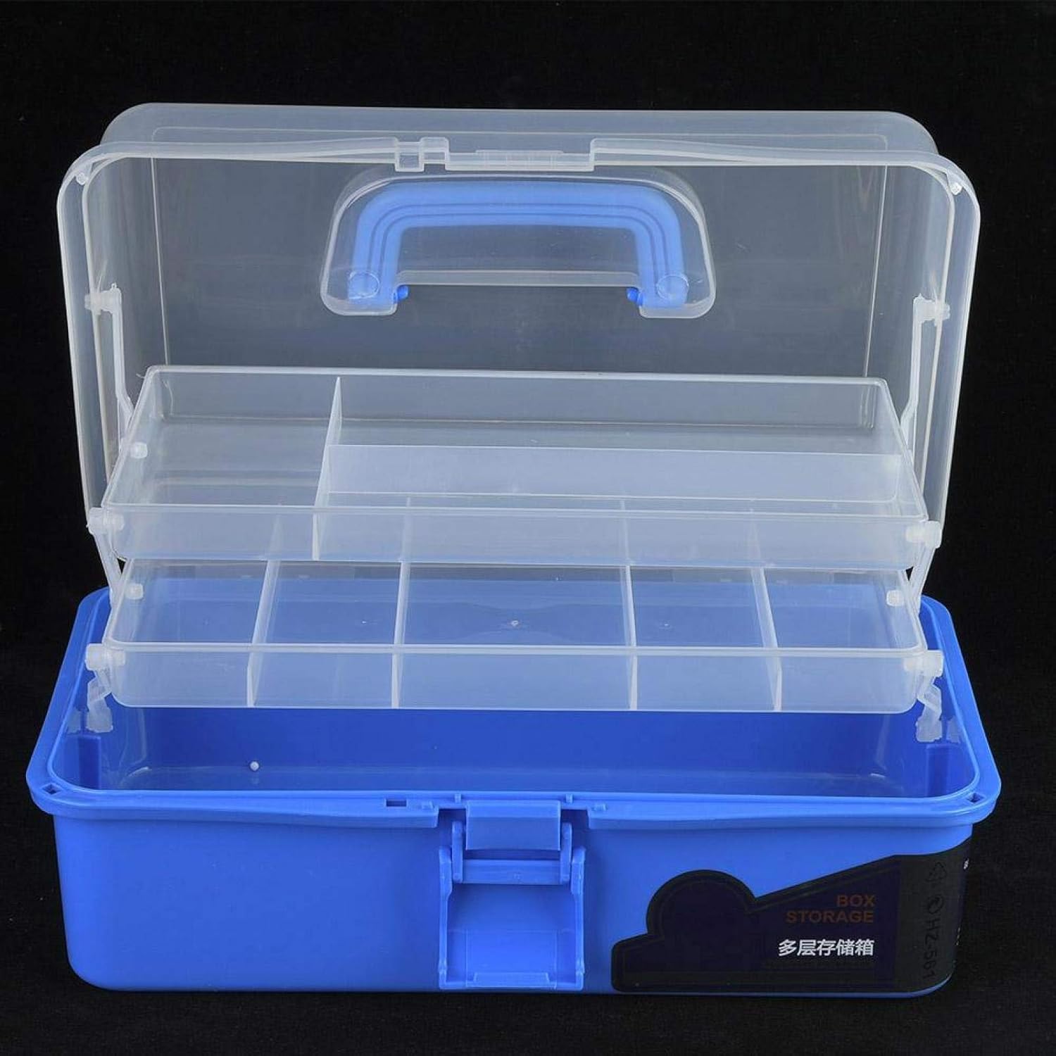 Craft Supply Storage, Large Capacity Portable PP ThreeLayer Craft