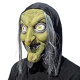 PartyHop - Old Woman Witch Mask - Halloween Scary