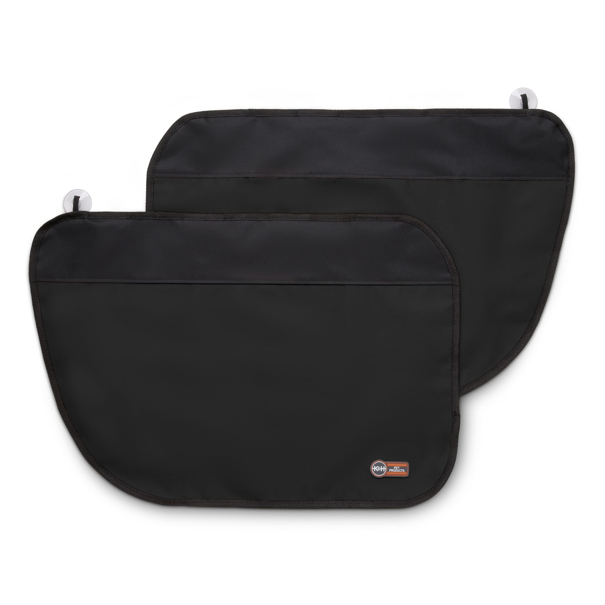 K&H PET PRODUCTS Vehicle Door Protector Black, 2 Packs Interior Car Door Protector from Dog Scratching, Sedan and SUV Pet Protector for Car Door Scratches