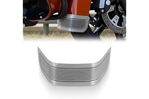 CHIFUN Front Fender Skirt Trim for 2014-2024 Harley Touring Road King Electra Glide FLHR Tri Glide, Motorcycle Chrome Accessories Replacement