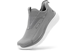 FitVille Men’s Extra Wide Slip On Walking Shoes Breathable Casual Orthopedic Loafers for Plantar Fasciitis | Wide Feet | Foot