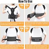 Aollop Posture Corrector Back Brace Men Women Breathable Adjustable Support view 9