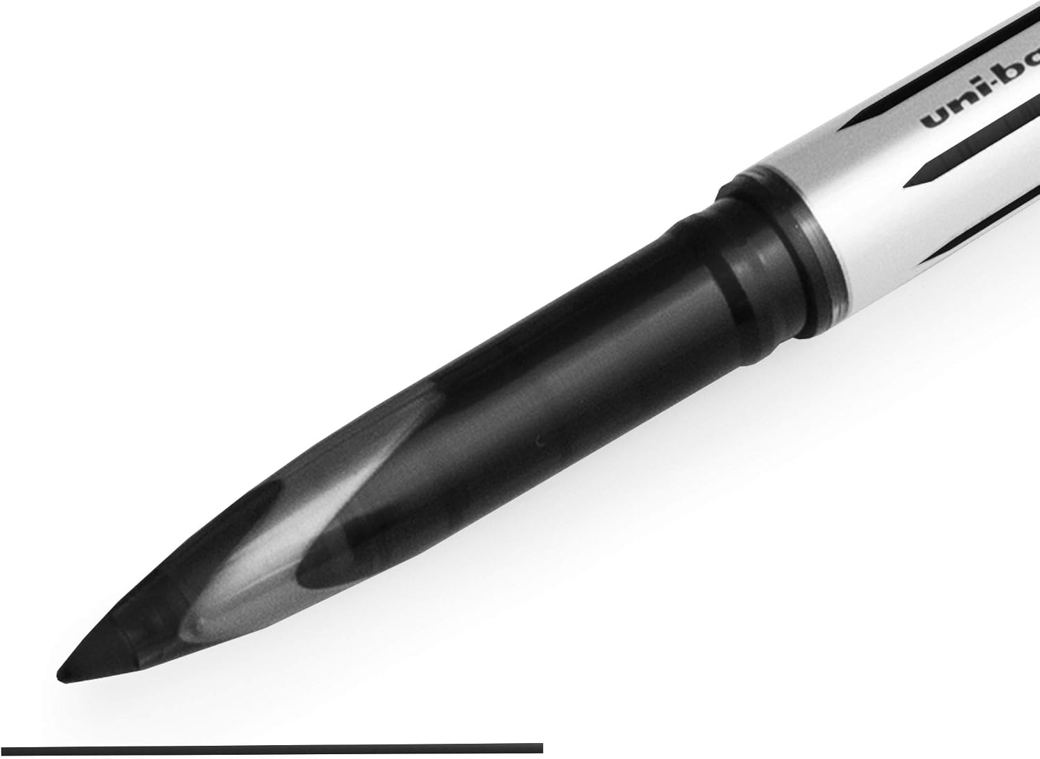 uni-ball AIR Broad Rollerball Pens - Liquid Ink - 0.7mm Nib - Black Ink - Pack of 12 + 2, 14 count (Pack of 1) - Image 4