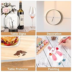Enoin 2pcs 8 Inch Round Clear Plexiglass Sheet 1/12