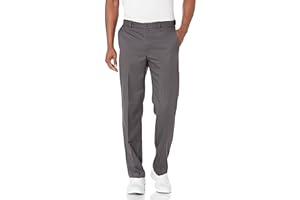 PGA TOUR Mens Flat Front Golf Pant with Expandable Waistband (Waist Size 30-44 Big & Tall)