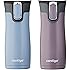 Contigo Autoseal West Loop 2.0 - Vacuum Insulated Stainless Steel Thermal Coffee Travel Mug - Keeps Drinks Hot or Cold for Hours - Fits Under Single-Serve Brewers- 16 Ounces, Earl Grey and Dark Plum