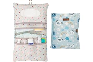 HAMUR HOME HAMUR Baby Diaper Bag Organizer – Travel-Friendly, Compact & Foldable | Stroller Pouch for Newborn Essentials – Must-Have for Boys & Girls (Dream)