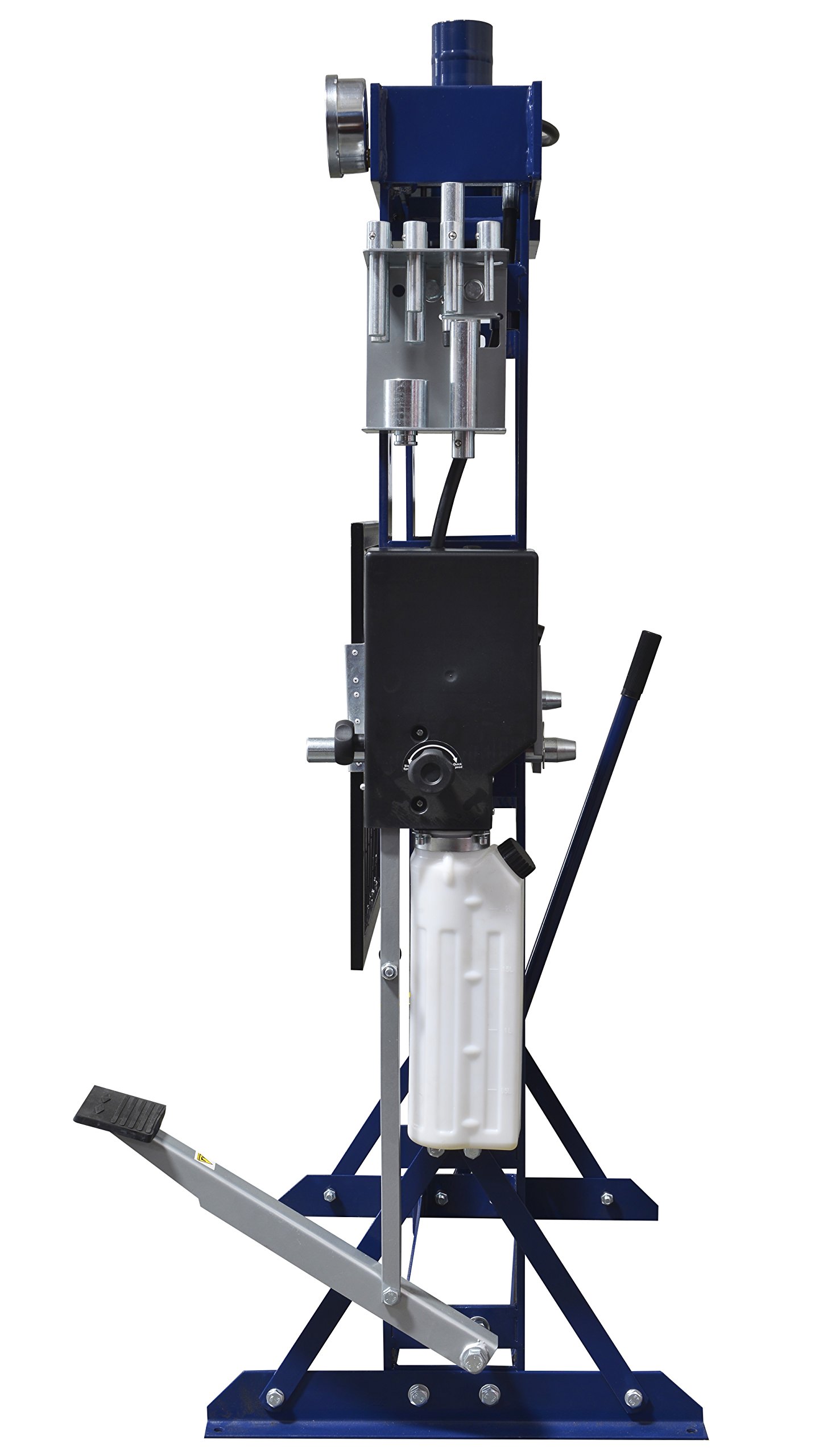 TCE TCE20030 Torin Steel H-Frame Hydraulic Garage/Shop Floor Press with Hand and Foot Pump Pedal, 20 Ton (40,000 lb) Capacity, Blue