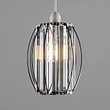 Giggi Small Black Crystal Light Shade 16x20cm Cylinder with Oval Rings view 8