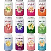 Spindrift Sparkling Water, Ultimate Variety Pack – 12-Flavor – Made with Real Squeezed Fruit, 12 Fl Oz Cans, Pack of 12