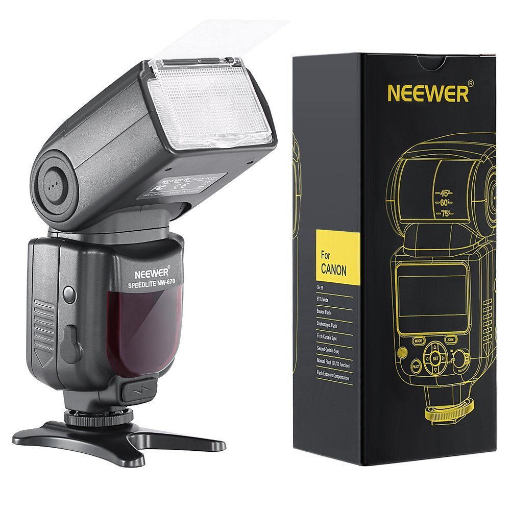 Neewer NW670 / VK750II ETTL Flash for Canon Rebel T5i T4i