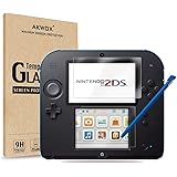 (4pcs) Tempered Glass Top LCD Screen Protector + HD Clear Crystal Buttom LCD Screen Protective Filter for 2DS