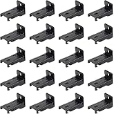 Wall Mount Brackets for Flexible Curtain Track, Bendable Curtain Track Wall Mounting Hardware (20 PCS)