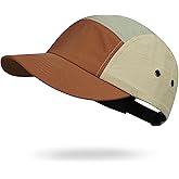 Croogo Men's 5 Panel Multi Color Baseball Cap UPF 50+ Outdoor Trucker Hats Nylon Lightweight Golf Sports Cap Visor Hiphop Cap